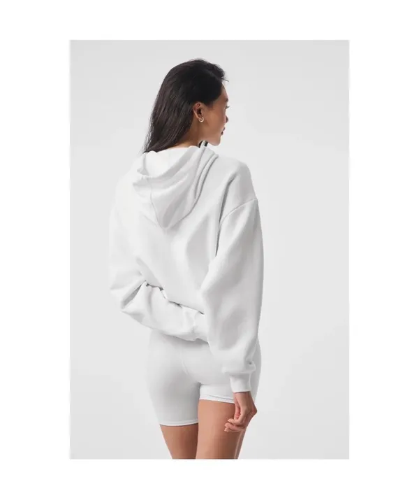 Alo Accolade Hoodie White S - Image 3