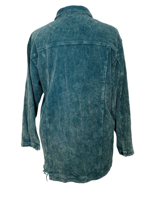 POL green Corduroy Shacket - Image 2