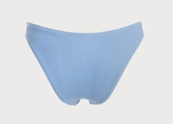 BERLOOK Blue Ruched Bikini Bottom ONLY 68 Size M - Image 8