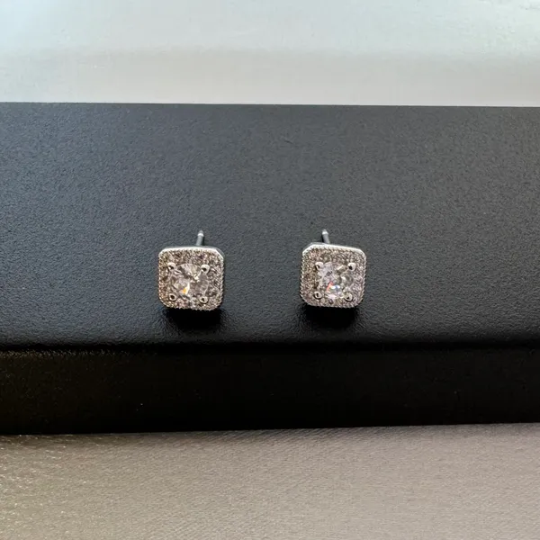 6mm CZ Stud Earrings for Men Women,Streetwear Punk Hip Hop Unisex Style - Image 3