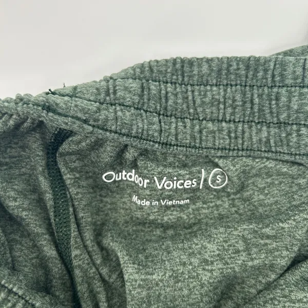 Outdoor Voices‎ Athleisure CloudKnit Jogger Pants Womens Size S Hunter Green - Image 5