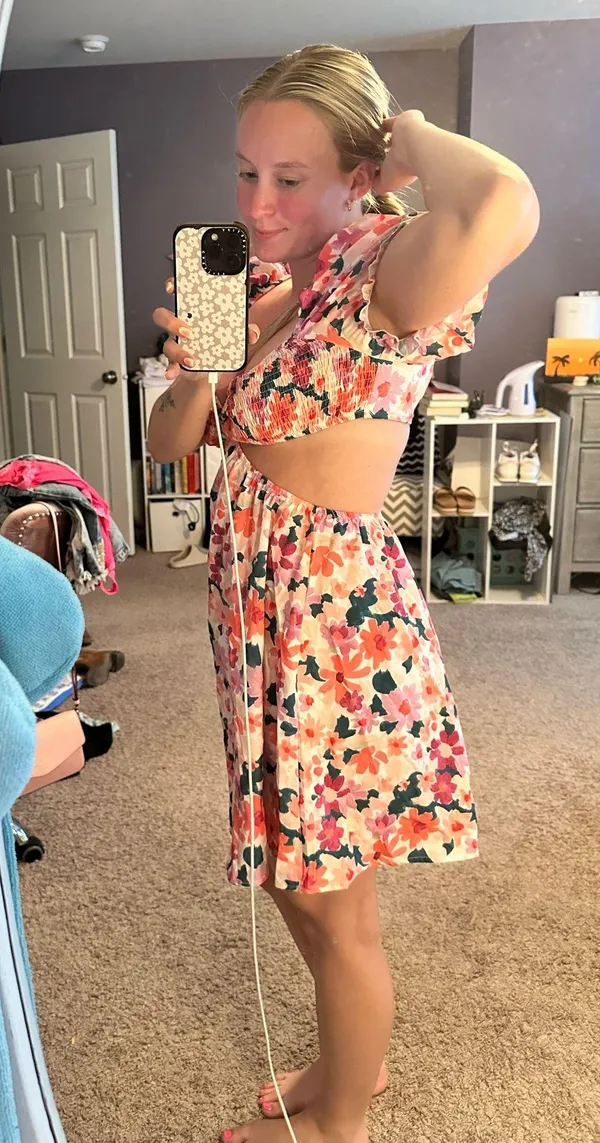 Amazon Mini Dress Cut-Out - Image 3