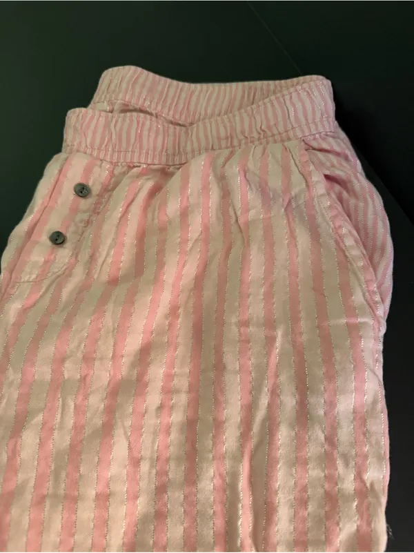 Victoria’s Secret Pink Striped Pajama bottoms Women’s medium - Image 2
