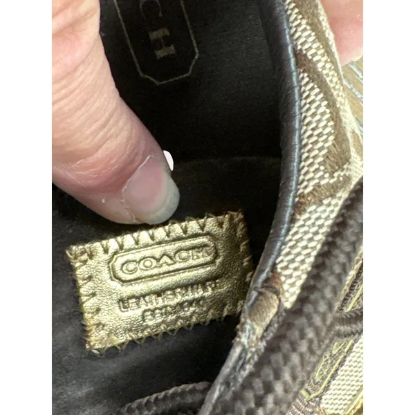 Coach Katelyn women’s brown sneakers shoes 7M SKU 6166 - Image 8