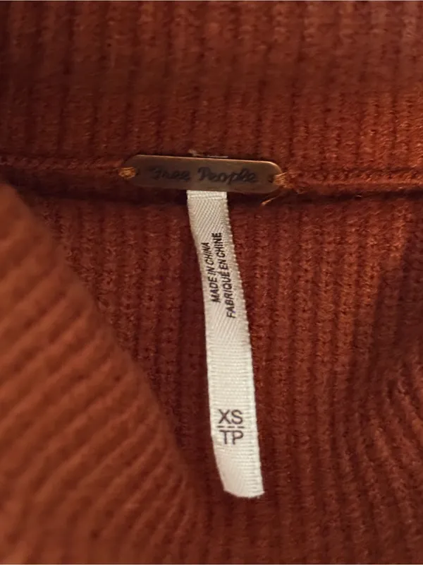 Free People Women's Softly Structured Colorblock Sweater, Candy Pop, Pink, Tan - Image 4