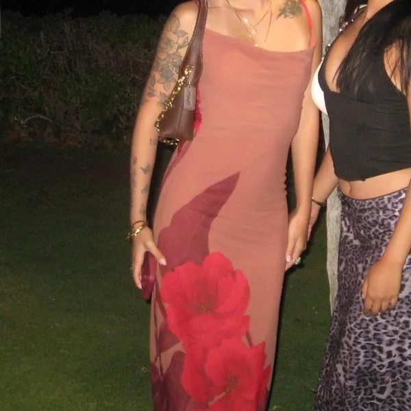 Windsor nude floral maxi dress - Image 2