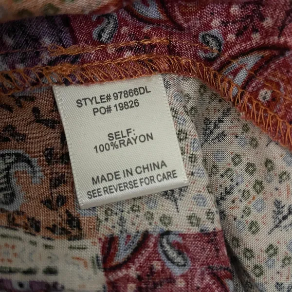 Skies are Blue Womens Dress Size XS Button Front Patchwork Maxi‎ Prairie Hippie - Image 6