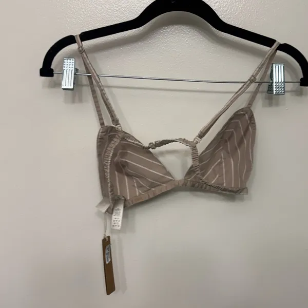 SKIMS Cotton Poplin Triangle Bralette | Women’s Minimal Lingerie Top - Image 5