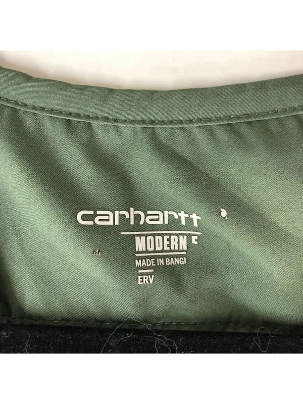 Carhartt Scrubs C12106 Women's Force Modern Fit Twill V-Neck Top Green M - Image 3