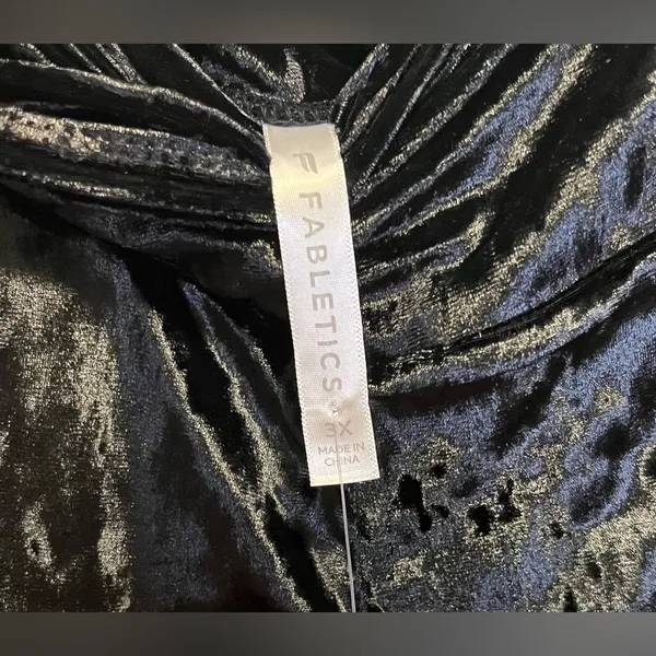 Fabletics Crushed Velour Crossover Leggings 3X (20-22) - Image 8