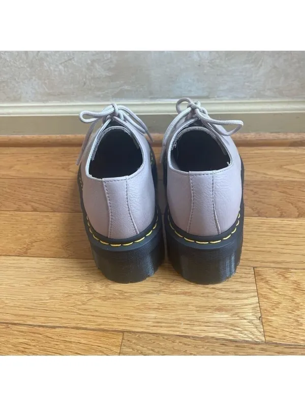 DR. MARTENS 31167 PLATFORM OXFORDS SHOES PINKY BEIGE BLUSH WOMENS Sz 39 US 8 - Image 10