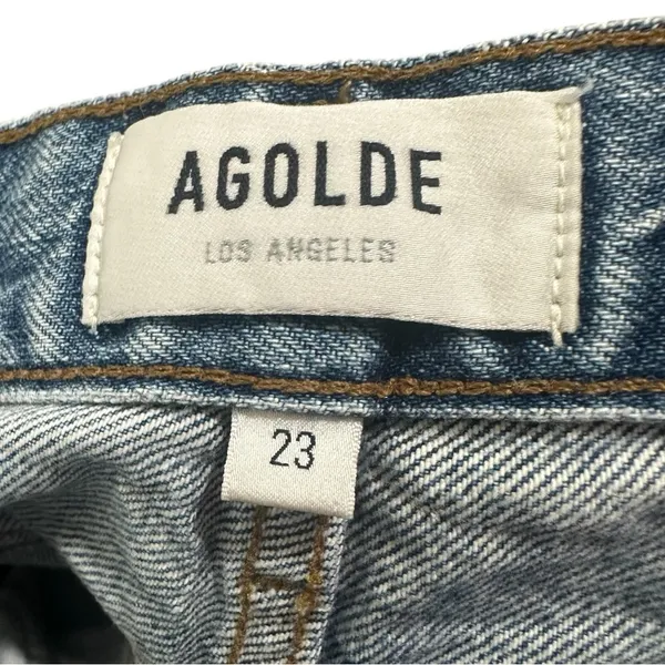 Agolde Jamie High Rise Classic Jeans Blithe Size 23 - Image 6