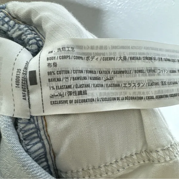 abercrombie fitch Size 2 The Mom Shirt High Rise Shorts‎ CP - Image 5
