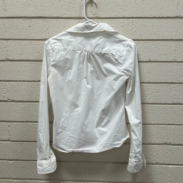 Brandy Melville White Button Down Blouse one size - Image 2