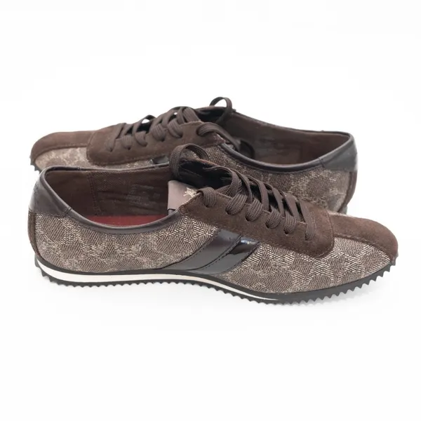 Coach. Ivy Leather Logo Sneakers.‎ - Image 4