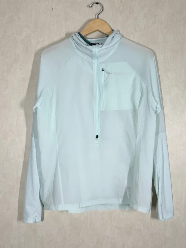 Patagonia Women’s Airshed Pro Pullover Jacket Super Lightweight in Wispy Green L - Image 6