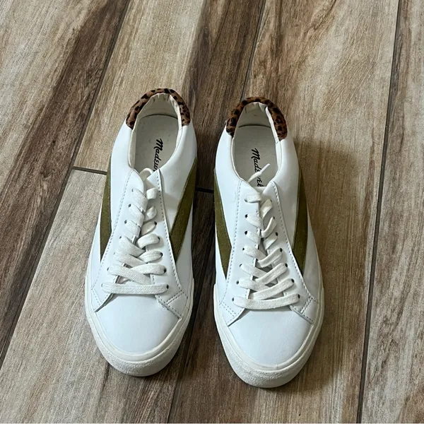 Madewell white leather sneakers - Image 3