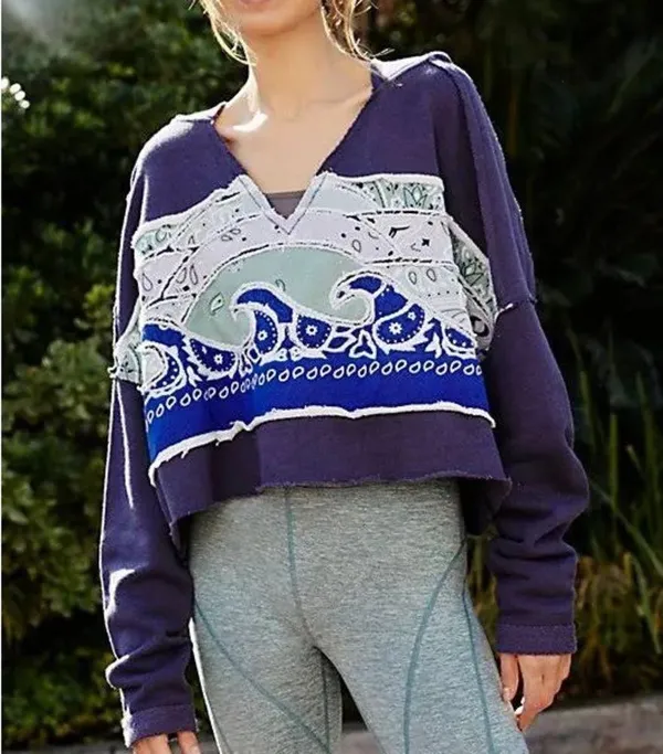 Free People All Time Bandana Sunset Hoodie - Image 2
