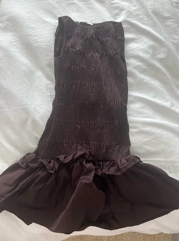 Peppermayo Brown Mini Dress - Image 2