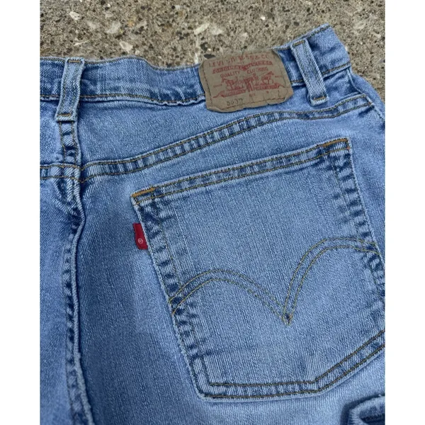 Y2K Women's Levi's 550 Medium‎ Wash Jeans Relaxed Fit Tapered Leg 16 MIS L 0603 - Image 10