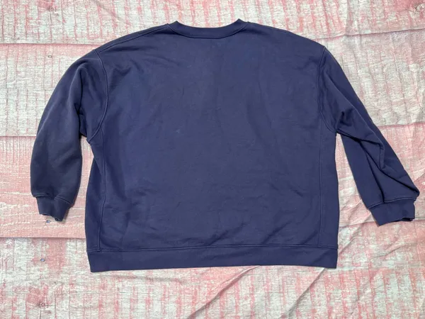 Daily Drills Oversized Fleece Henley Navy XS/S NWT - Image 3