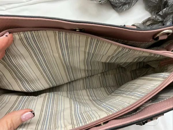 Kate & Alex Cuttaro Shoulder Handbag Extra Strap Medium Size - Image 6
