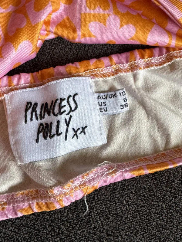 Princess Polly pink floral halter top - Image 3