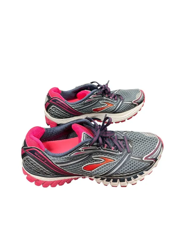 Brooks Ghost 6 wms black red walking running sneakers sz 8.5B SKU 10-705 - Image 3