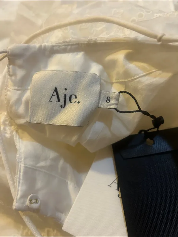 AJE MERRITT EMBROIDERED GOWN Dress Original Price $1099 USD size AU8/US 4 - Image 10