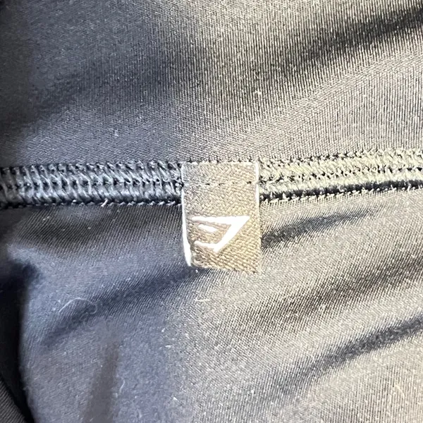 1213 | Gymshark Training High Waisted Biker Shorts‎ Pockets Black Women XS - Image 6