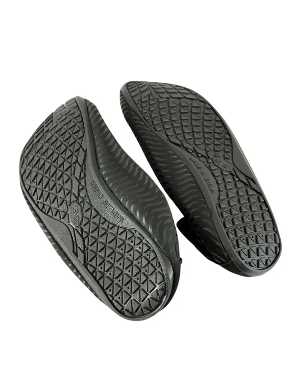 Womens Water Shoes Slip On Fabric Lightweight Striped Black 36/37 US 5/6 - Image 4