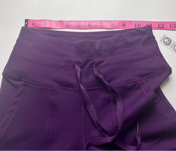 Layer 8 Women's Drawstring Purple Athletic Sporty Workout Joggers Sz XS - Image 5