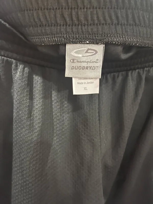 Champion Loose Black Shorts Size XL - Image 2