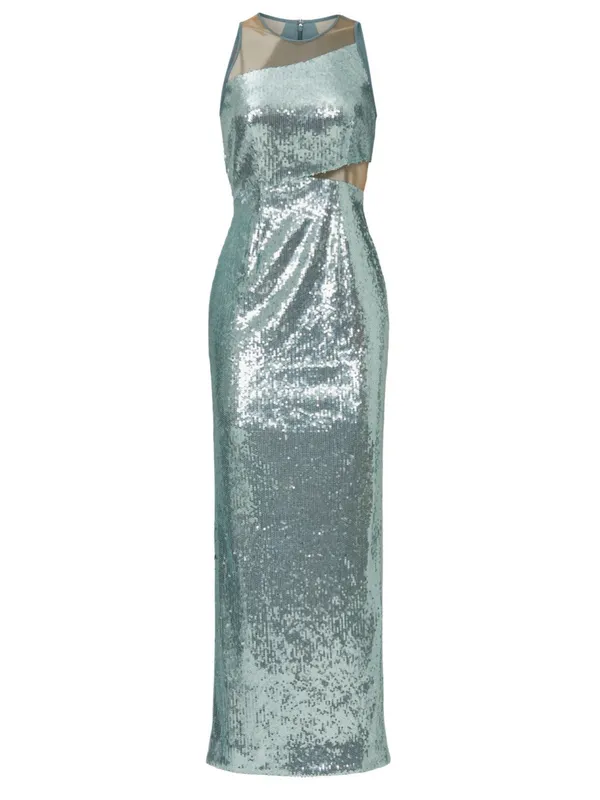 Toccin Sequin Cut Out Gown - Image 5
