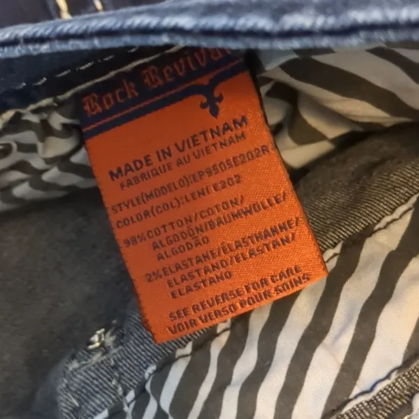 Rock revival leni east boot jeans size 30 - Image 9