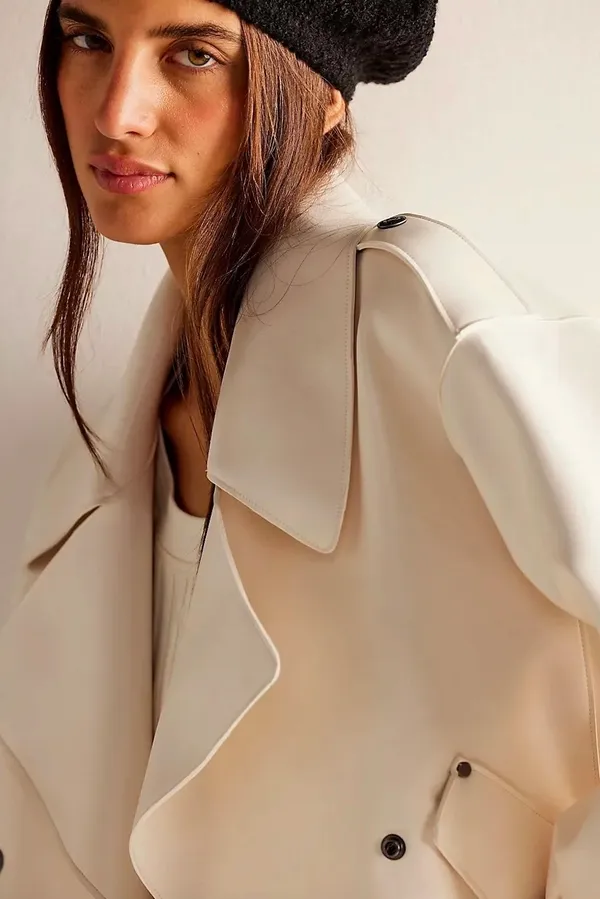 Free People Leather Jacket - Image 7