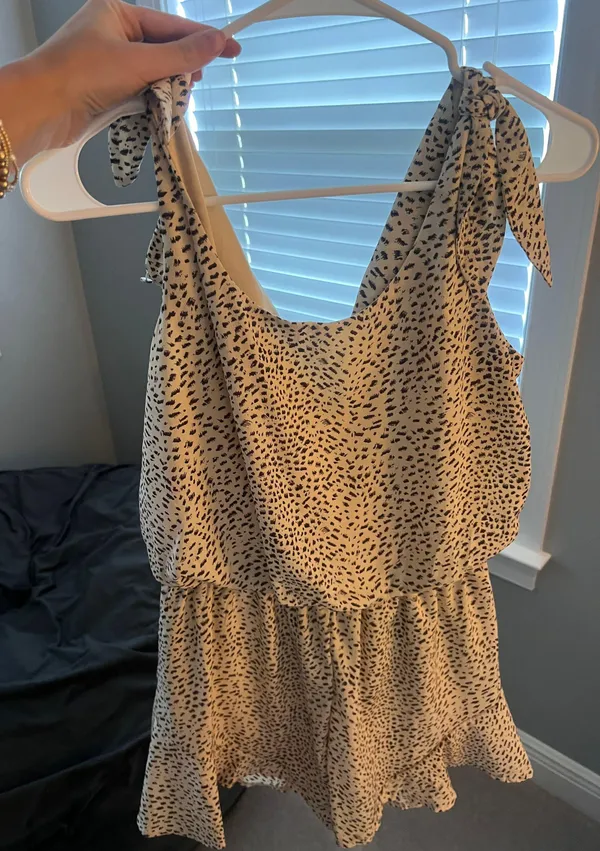 Boutique Romper Tan - Image 2