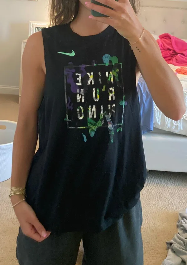Nike Black Tank - Image 2