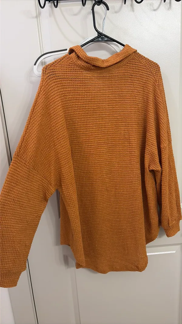 Orange sweater Size L - Image 2