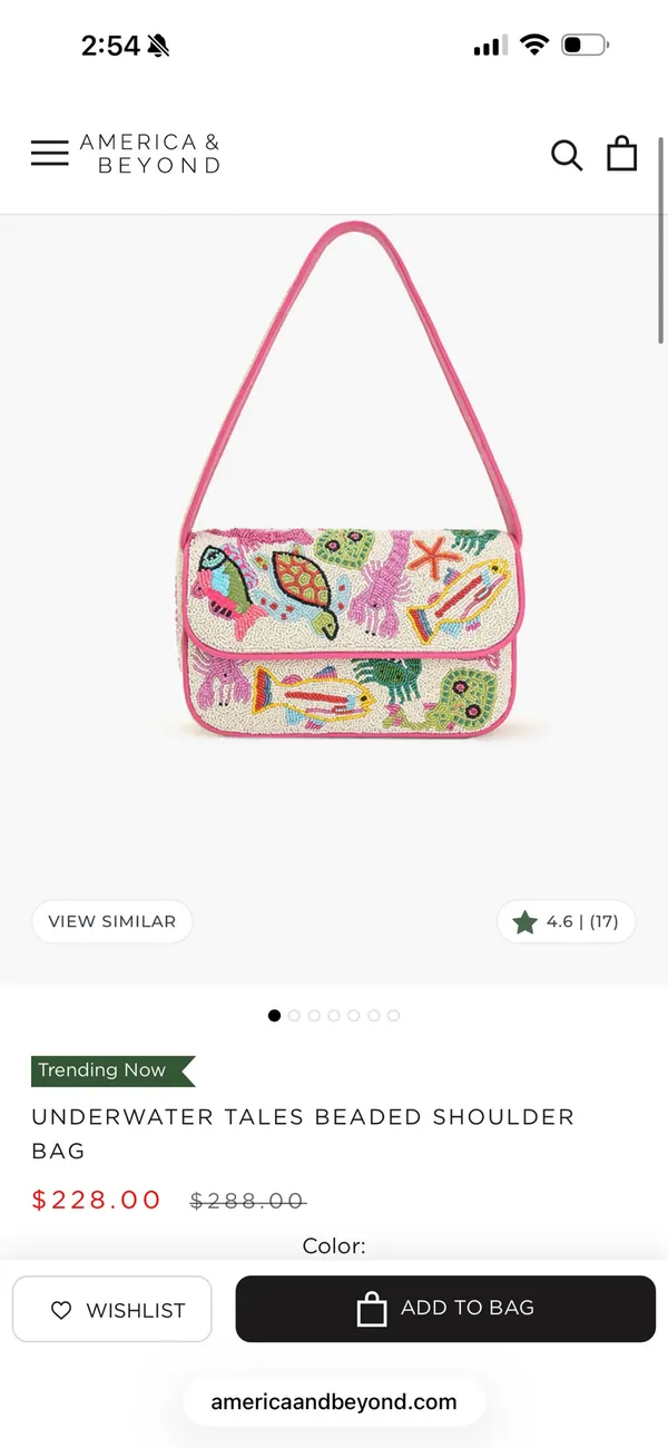 America & Beyond Beaded Bag Multiple - Image 9