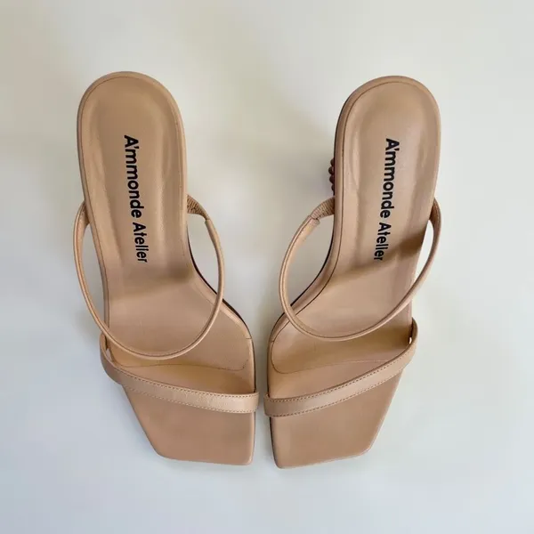A'mmonde Atelier Andrea 100 Sandals‎ in Nude - Image 3