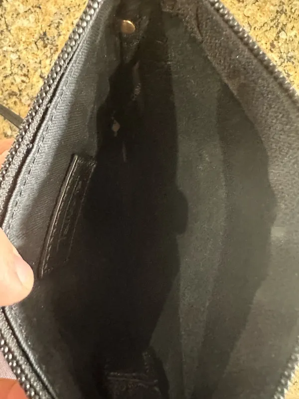 Talbots Leather Crossbody Black Bag - Image 5