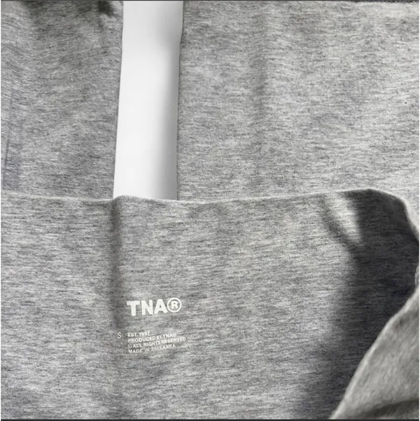 Aritzia TNA athletic heather gray flare leggings - Image 3