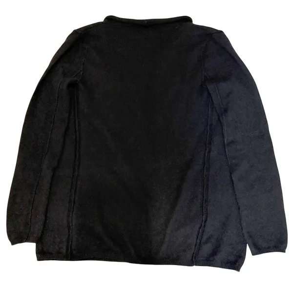 Joie 100% Cashmere Cowl Neck Sweater Black Long Sleeve Women's Size Small - Image 4