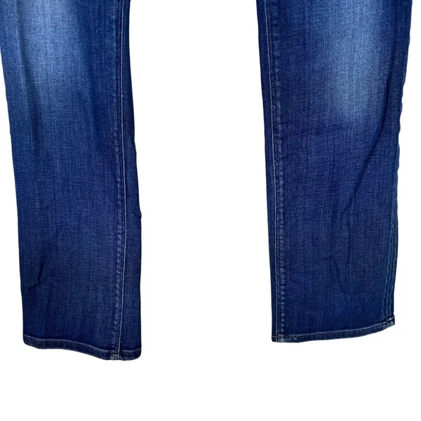Diesel Wenga Solid Straight Leg Jeans Blue Y2K Low Rise Patch Pockets Size 30 - Image 3