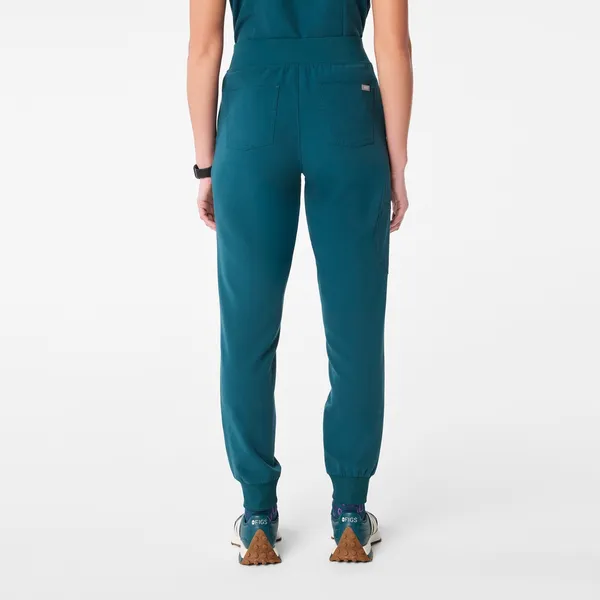 FIGS Zamora High-Rise Jogger Scrub Pant Caribbean Blue size XS/P - Image 2