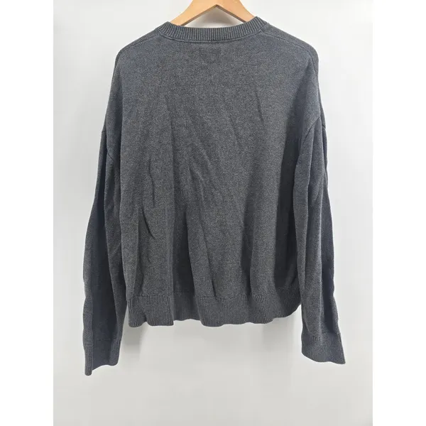 Daily Ritual Sweater Womens XXL Crewneck Gray Cotton Long Sleeve EUC - Image 3