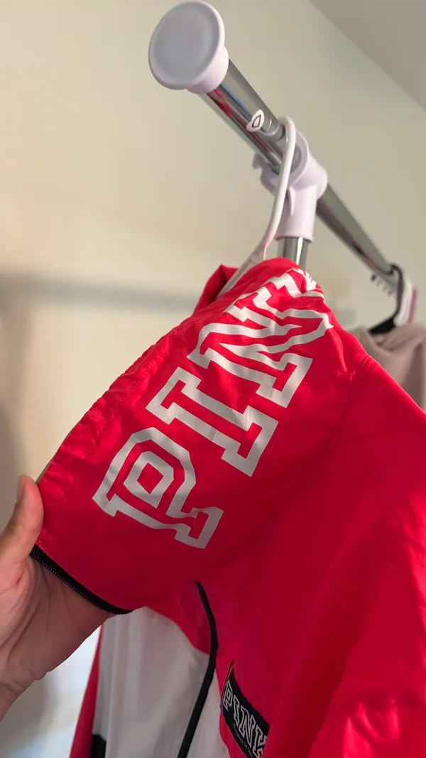 Victoria's Secret PINK Windbreaker Red Size L - Image 5