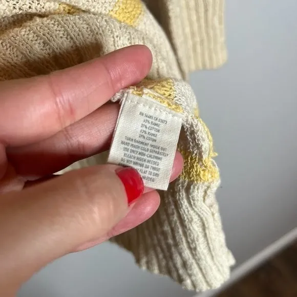Aerie light loose knit striped sweater - Image 3