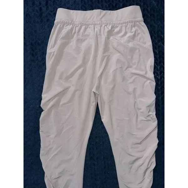 Athleta Attitude Ruched Leg Elastic Drawstrings Waist Pants Pink‎ Size 6 - Image 5